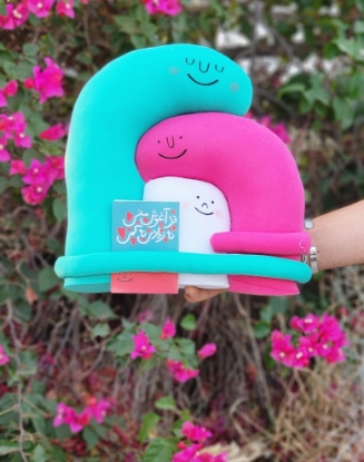 تصویر  عروسک آغوشی سه نفره