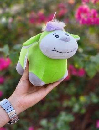 تصویر  عروسک ببعی سبز