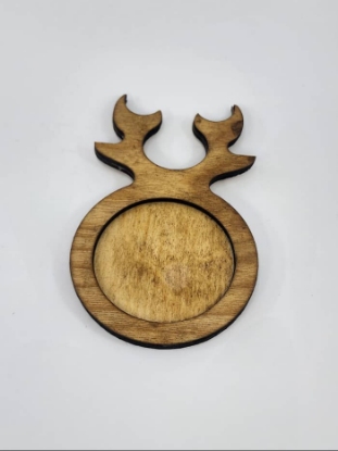 تصویر  زیر لیوانی چوبی