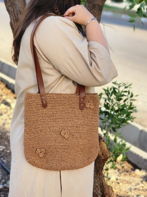 تصویر  کیف رافیا مدل حلما